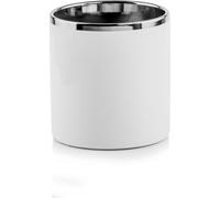 Pot de fleurs en céramique pour petites fleurs blanc 8 cm