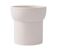Pot de fleurs en céramique pour plantes d'intérieur | Élégant pot de fleurs avec trous de drainage pour sol, table, cactus, aloès, orchidée, monstera, bonsaï et
