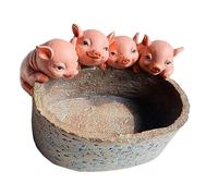 Pot de fleurs en forme de cochon mignon pour plantes succulentes Bonsaï Plante Pot Pot de fleurs Décoration de jardin en forme d'animal Décoration de jardin