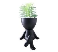 Pot de fleurs en forme de corps, vases en céramique pour fleurs, Pots succulents en forme de corps humain, Petits Pots succulents en de humain, jardinières de personnes, jardinière de tête