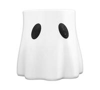 Pot de fleurs en forme de fantôme - Joli seau d'Halloween - Figurine décorative en ABS - Pour intérieur, chambre à coucher, salon, appartement, bureau, rebord de fenêtre, bol à bonbons - Utilisation