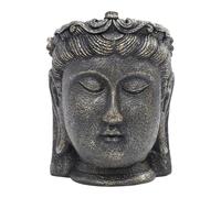Pot de Fleurs en Forme de Tête de Bouddha, Idéal comme Cadeau, avec Trou de Drainage, pour Plantes et Fleurs, Parfait pour La Cuisine, Le, 8 Cm X 9.2 Cm X 11.4 Cm