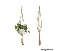 Pot De Fleurs En Macramé Fait À La Main,Corde Nouée,Sac En Filet Horticole,Porte De Maison,Délégations,Cour,Jardin,1 Pièce - Type 90cm-B