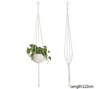 Pot De Fleurs En Macramé Fait À La Main,Corde Nouée,Sac En Filet Horticole,Porte De Maison,Délégations,Cour,Jardin,1 Pièce - Type 122cm-A