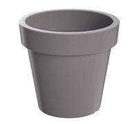 Pot de fleurs en plastique avec support Lofly en couleur grise 39 (L) x 39 (l) x 36,1 (H) cm