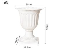 Pot De Fleurs En Plastique Imitation Céramique,Vase D'Arrangement De Fleurs Simple Et Durable,Vase Hydroponique En Plastique Nordique,Décor De Salon.S3.