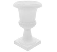 Pot De Fleurs En Plastique Pour Décoration,Jardinières De Porche Avant,Colonne Romaine,Récipient Rétro,Décoration Succulente Vintage - Type White-17x26cm