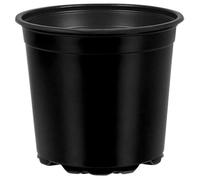 vidaXL Pot à fleurs cylindrique – Lot de 200, Noir Ø15×13 cm, Plastique