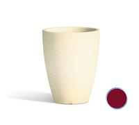 POT DE FLEURS EN RÉSINE MODERNE ROND MADE EN ITALY COULEUR Ø30 CM H38 PLANTE