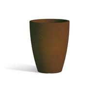 POT DE FLEURS EN RÉSINE MODERNE ROND MADE EN ITALY COULEUR Ø30 CM H38 PLANTE