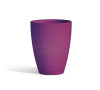 POT DE FLEURS EN RÉSINE MODERNE ROND MADE EN ITALY COULEUR Ø30 CM H38 PLANTE