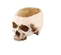 Pot de Fleurs en résine - Motif tête de Mort - pour Halloween Vendos85