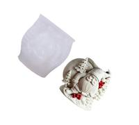 Pot de fleurs en silicone sur le thème du Père Noël pour les fêtes de fin d'année et les dons décoratifs