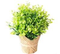 Pot de fleurs en soie artificielle 21 cm (herbe de Milan)