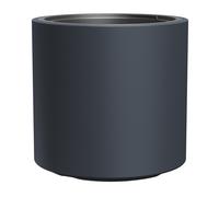 Pot de fleurs et jardinière en plastique anthracite avec insert 29cm 19L