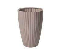 Pot de fleurs - Garden ID - Fancy - 40 x 58 cm - Pour jardin, balcons ou intérieurs - Taupe