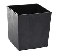 Pot de fleurs Flore 25x25 cm béton noir