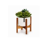 Pot de fleurs - Fox & Fern Thorn avec support Style années 50 - 2 tailles 8cm Blanc