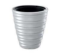 Pot de fleurs FREZE 14L., Avec dépôt, dimensions (mm) 299x299x320, couleur blanche