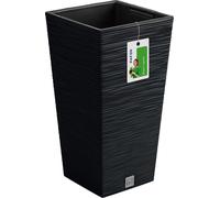 Pot de fleurs avec reserve d´eau 26x26x50cm anthracite - FURU