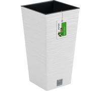 Pot de fleurs FURU Square Bac de balcon Bac à fleurs blanc 11 L