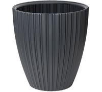 Pot De Fleurs - Garden Id - Fancy - 40 X 42 Cm - Pour Jardin, Balcons Ou Intérieurs - Anthracite Anthracite