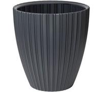 Pot de fleurs - Garden ID - Fancy - 40 x 42 cm - Pour jardin, balcons ou intérieurs - Anthracite Anthracite G