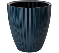 Garden ID Pot de fleurs Fancy 40 x 42 cm Pour jardin, balcons ou intérieurs Bleu pétrole