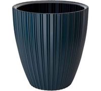 Pot de fleurs - Garden ID - Fancy - 40 x 42 cm - Pour jardin, balcons ou intérieurs - Bleu pétrole Bleu pétrole G