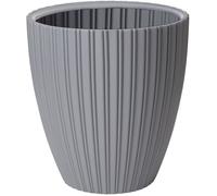 Garden ID Pot de fleurs Fancy Polyéthylène 40 x 42 cm Gris clair