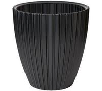 Pot de fleurs - Garden ID - Fancy - 40 x 42 cm - Pour jardin, balcons ou intérieurs - Noir Noir G