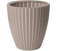 Garden ID Pot de fleurs Fancy 40 x 42 cm pour jardin, balcons ou intérieurs Taupe