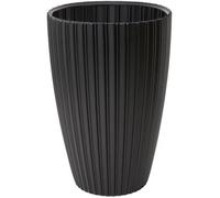 Pot De Fleurs - Garden Id - Fancy - 40 X 58 Cm - Pour Jardin, Balcons Ou Intérieurs - Noir Noir