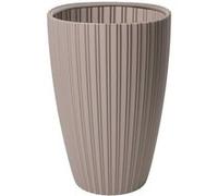 Pot de fleurs - GARDEN ID - Fancy - 40 x 58 cm - Pour jardin, balcons ou intérieurs - Taupe