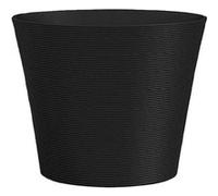Pot De Fleurs - Garden Id - Green Care Sense Noir-Anthracite - 40 X 34 Cm - Garantie De 10 Ans - 100% Recyclé - Résistance Uv Et Gel Noir G