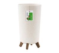 Pot de fleurs Gracia Tubus Slim Eco Wood DGTL200W, blanc