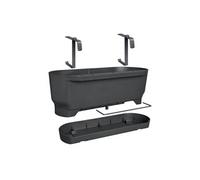 - Pot de fleurs - Greenville Easy Balcony 52 - Living Noir - Balcon - L 21.2 x W 52 x H 19.4 cm