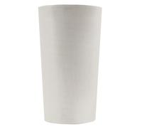Pot de Fleurs Conique Gris Clair Ø30cm H52cm - Pot de Fleurs Haut en Plastique - Design Italien ARTPLAST