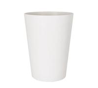 Cache pot ou pot de fleur haut rond couleur tendance blanc, Ø 30 cm hauteur 40 cm