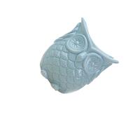 Pot de Fleurs Hibou Bleu en Céramique pour Succulentes et Petites Fleurs