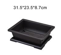 Pot De Fleurs Imitation Plastique, Balcon Rectangle Bonsaï Bol Bassin Jardinière De Pépinière 1 Pièce