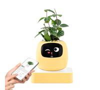 Pot de Fleurs Intelligent - Compagnon de Pot de Fleurs guidé par AI, Petit récipient de Culture pour succès, Design de Pot décoratif, Assistant d'entretien des adapté aux débutants | Cadeau