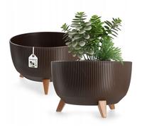 Pot de Fleurs KADAX 40cm avec Insert et Couvercle