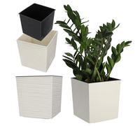 Pot de fleurs KADAX en plastique, avec insert, en plastique