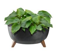 Pot de fleurs KADAX en plastique avec trois supports