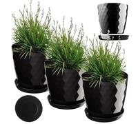 Pot de fleurs KADAX, un pot pour fleurs avec dessous de plat