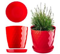 Pot de fleurs KADAX, un pot pour fleurs avec dessous de plat