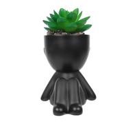 Pot de fleurs miniature en céramique de style moderne - Peut être utilisé comme décoration de jardin et de bureau Rnj592 (B, taille unique)