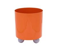 Pot de fleurs moyen Present Time Double Funky Orange 18x21x17x18 cm