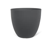 Pot De Fleurs - - Phoenix Anthracite - 48 X 42 Cm - 100% Recyclé Et Recyclable - Résistant Au Gel Et Uv - Pour Extérieur